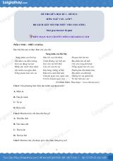 Đề thi giữa kì 1 Văn 7 Kết nối tri thức - Đề số 4